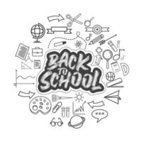 Back to school element  icon vector