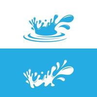 water splash icon vector illustration