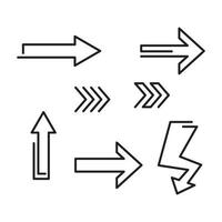 Arrow vector illustration icon