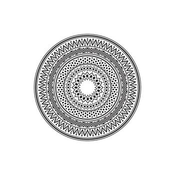 Circular pattern in form of mandala illustration vector