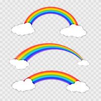 diseño de ilustración de vector de belleza de arco iris