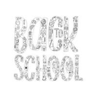 Back to school element  icon vector