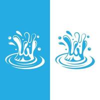 water splash icon vector illustration