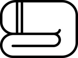 line icon for blanket vector