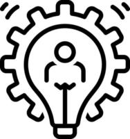 line icon for development vector