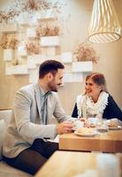 Couple In A Cafe photo