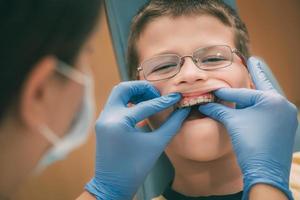 Little Boy At The Dentist photo