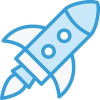 Rocket Vector Icon Design Illustration