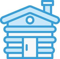 Cabin Vector Icon Design Illustration