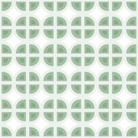 Endless Ornamental pattern of simple geometric shapes in trendy light green hues. Background texture vector