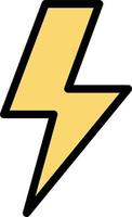 Lightning Vector Icon Design Illustration