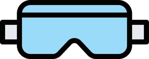 Goggle Vector Icon Design Illustration