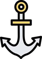 Anchor Vector Icon Design Illustration