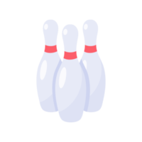 A bowling ball that rolls to hit the pin. png