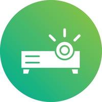 Projector Vector Icon Design Illustration