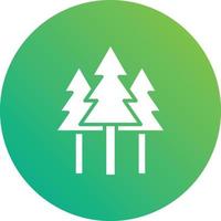 Ilustración de diseño de icono de vector de bosque