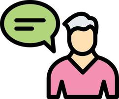 Conversation Vector Icon Design Illustration