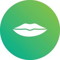 ilustración de diseño de icono de vector de labios