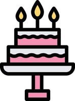 cake Vector Icon Design Illustration