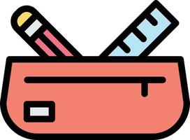 Pencil Case Vector Icon Design Illustration