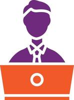 Online Learning Vector Icon Design Illustration