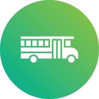 School Bus Vector Icon Design Illustration