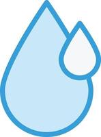 Water Drop Vector Icon Design Illustration