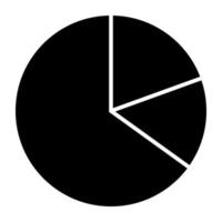 icono de diseño creativo de gráfico circular vector