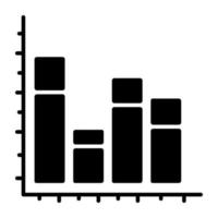 Premium download icon of bar chart vector