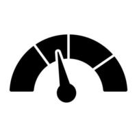 Unique design icon of speedometer vector