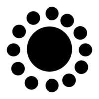 Perfect design icon of dots chart vector