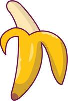 banana vector illustration on a background.Premium quality symbols.vector icons for concept and graphic design.