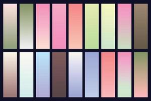 Colorful abstract gradient vector template free