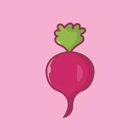 beetroot vector illustration on a background.Premium quality symbols.vector icons for concept and graphic design.