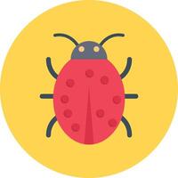 ladybird vector illustration on a background.Premium quality symbols.vector icons for concept and graphic design.