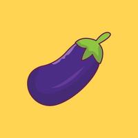 eggplant vector illustration on a background.Premium quality symbols.vector icons for concept and graphic design.