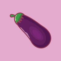 eggplant vector illustration on a background.Premium quality symbols.vector icons for concept and graphic design.