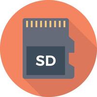 sd card vector illustration on a background.Premium quality symbols.vector icons for concept and graphic design.