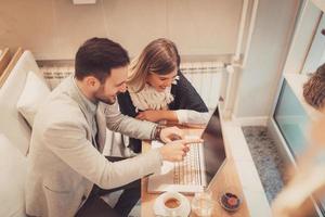 Working In A Cafe photo