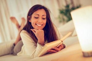 Reading In Bed photo