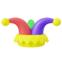 Clown-Hut 3D-Darstellung png