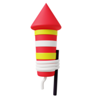 3d illustration of firework png