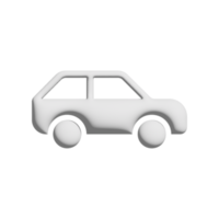 icono de coche diseño 3d para presentación de aplicaciones y sitios web png
