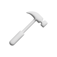 hammer icon 3d design for application and website presentation png