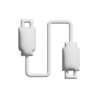 USB icon 3d design for application and website presentation png