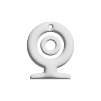 Webcam-Symbol 3D-Design für Anwendungs- und Website-Präsentation png