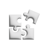 conception 3d d'icône de puzzles et de jeux pour la présentation d'application et de site Web png