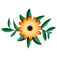 sonnenblume blumenstrauß illustration png