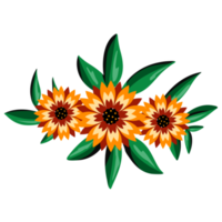 sonnenblume blumenstrauß illustration png