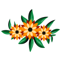 Sunflower Bouquet Illustration png